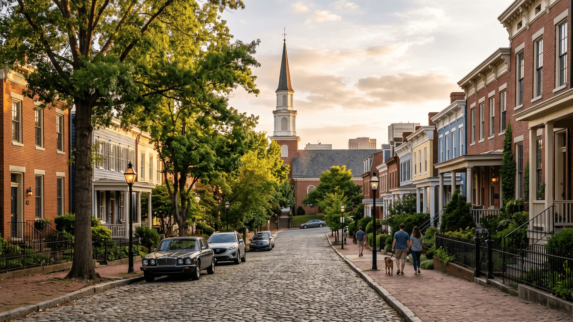 Church Hill cityscape