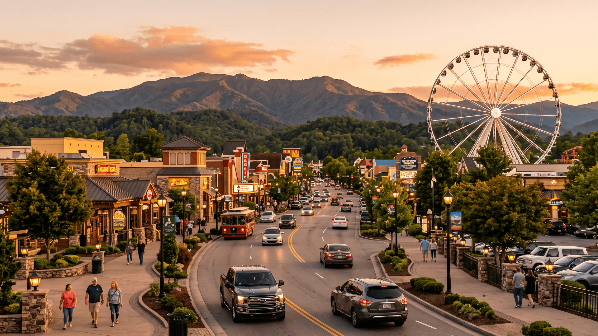 Pigeon Forge cityscape