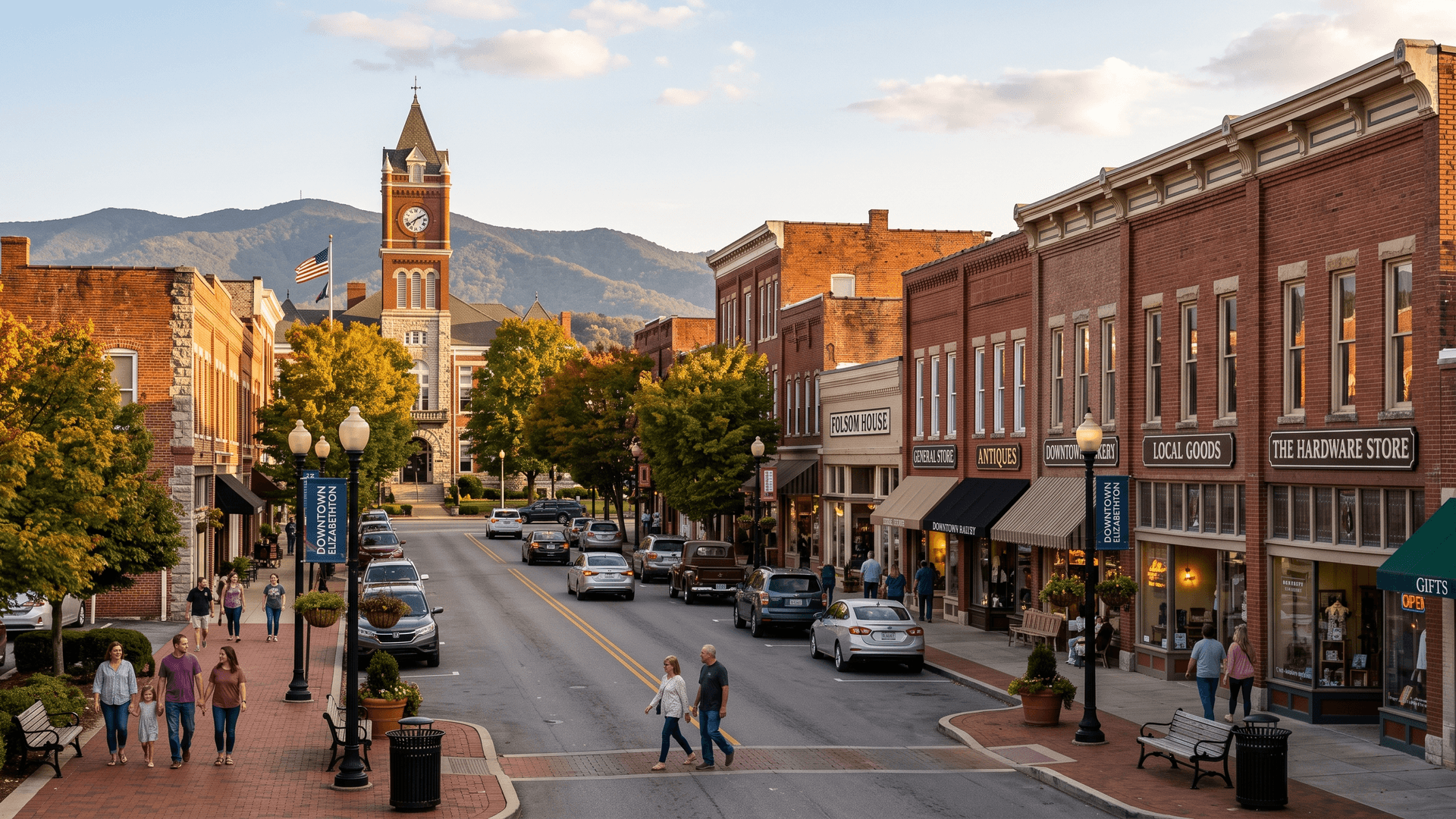 Elizabethton cityscape