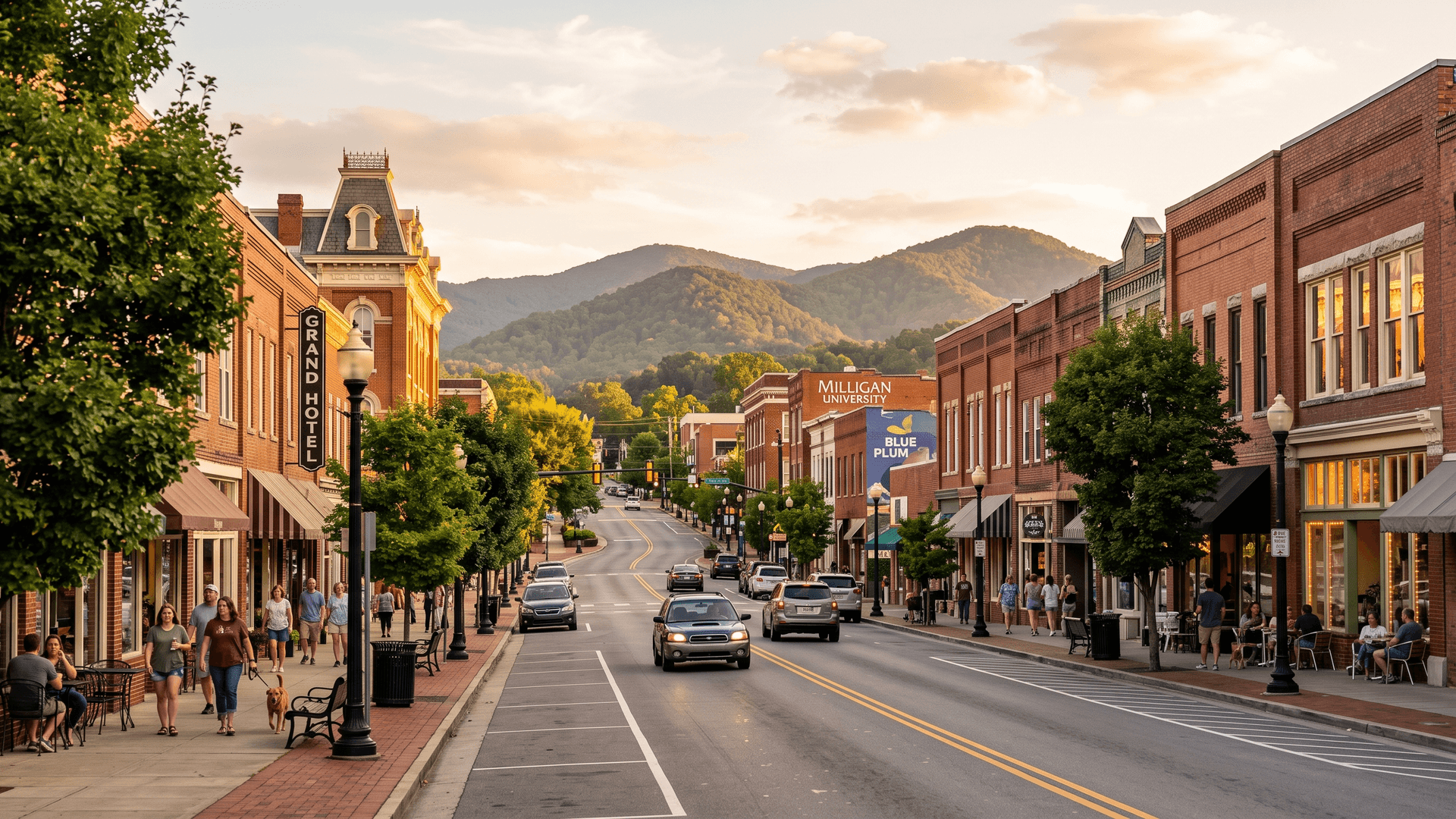 Johnson City cityscape
