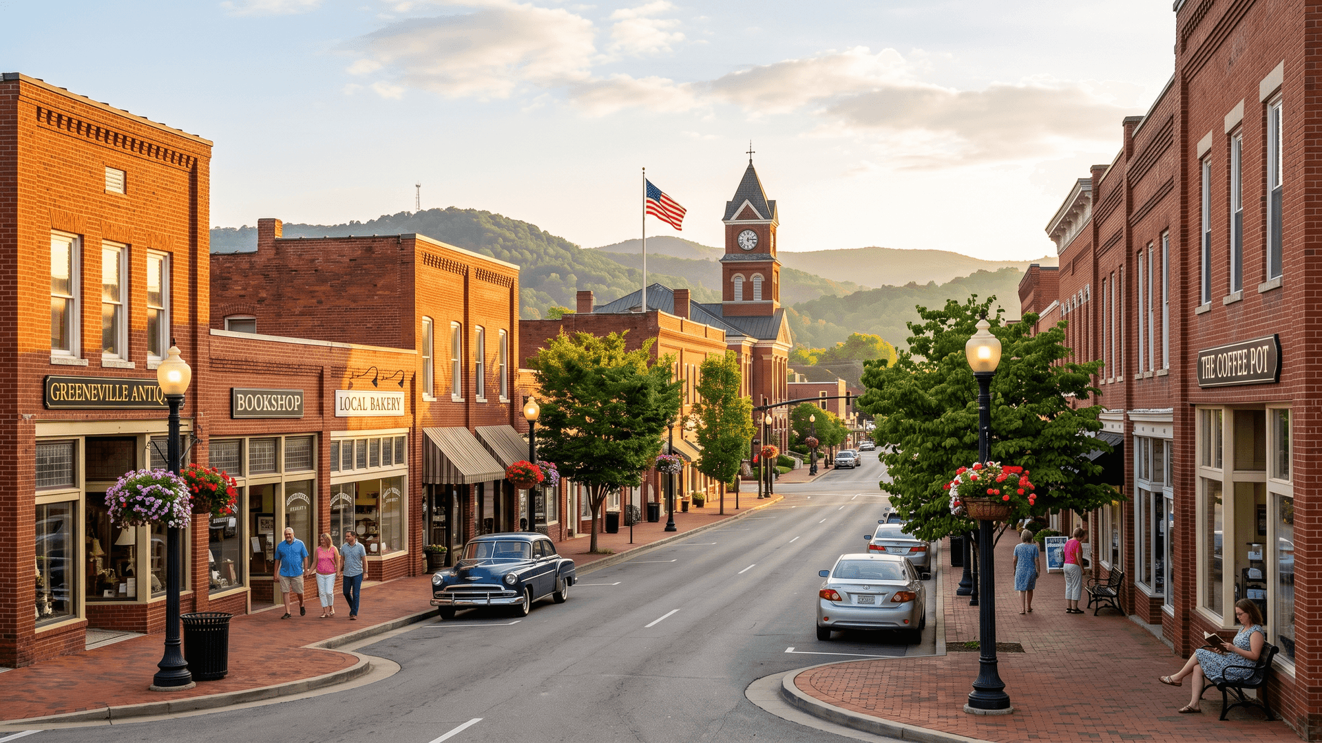 Greeneville cityscape