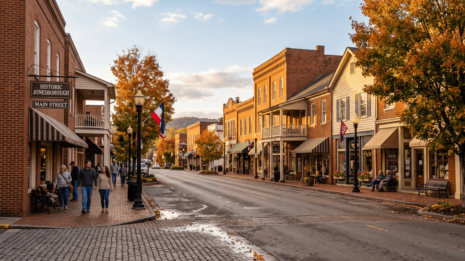 Jonesborough cityscape
