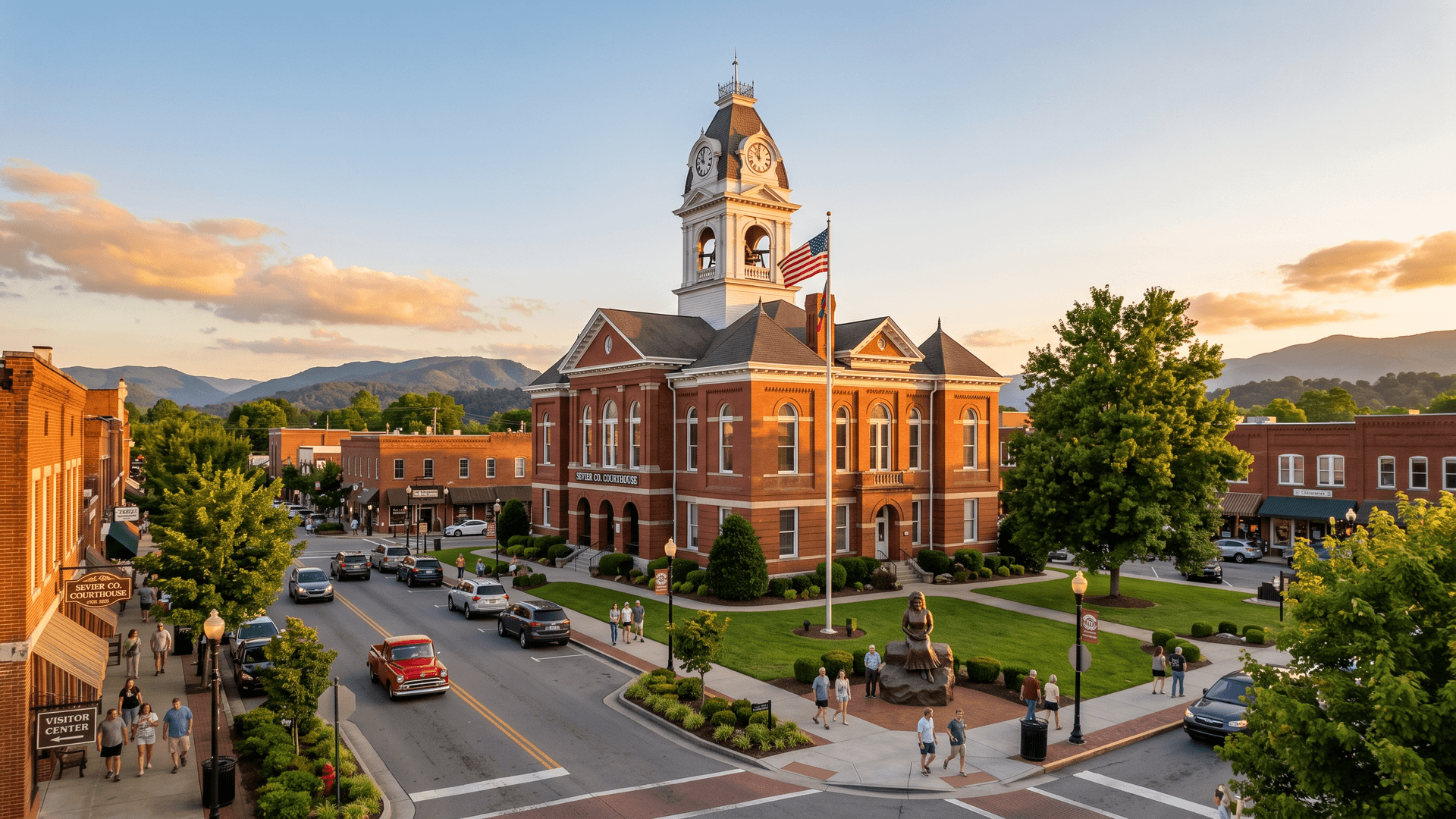 Sevierville cityscape